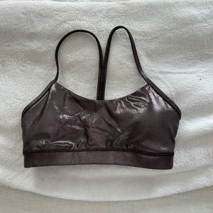 Lululemon Metallic Sports Bra